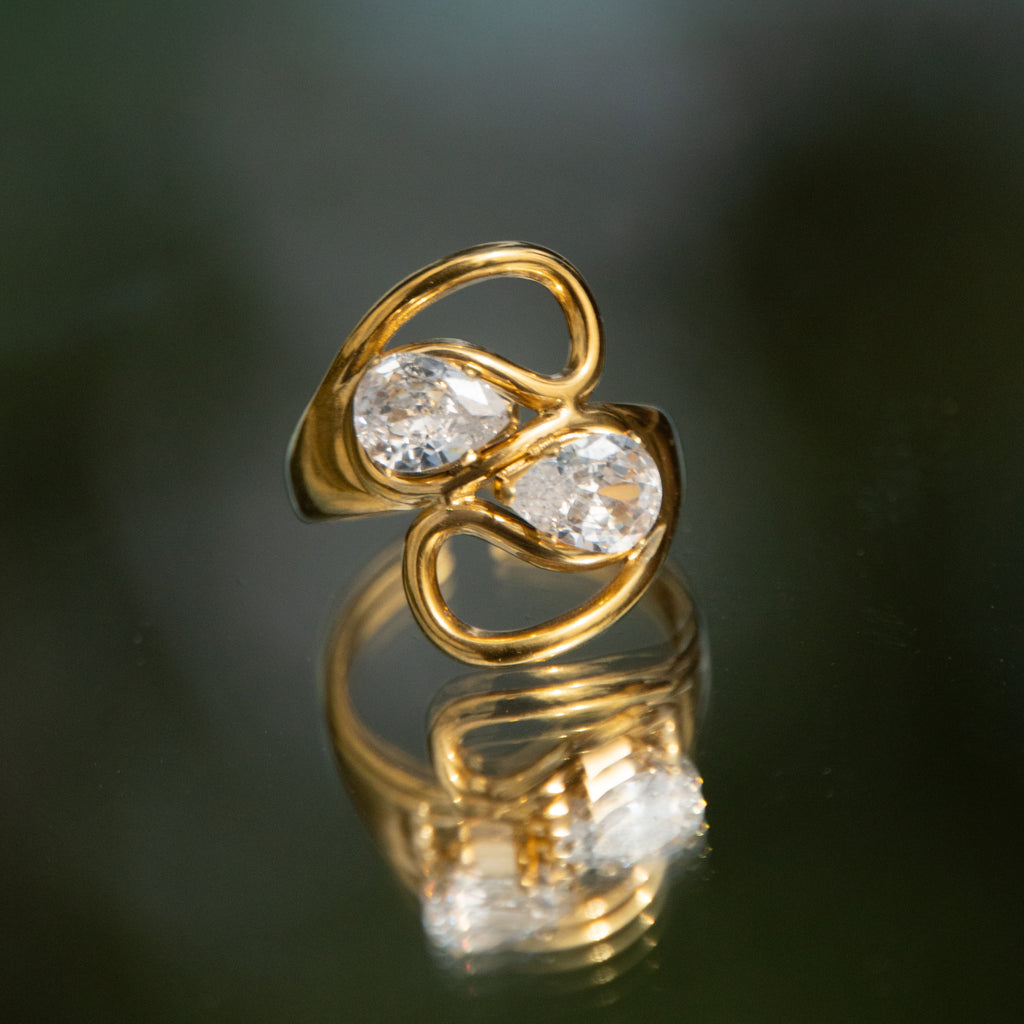 Amara Infinity Crystal Ring