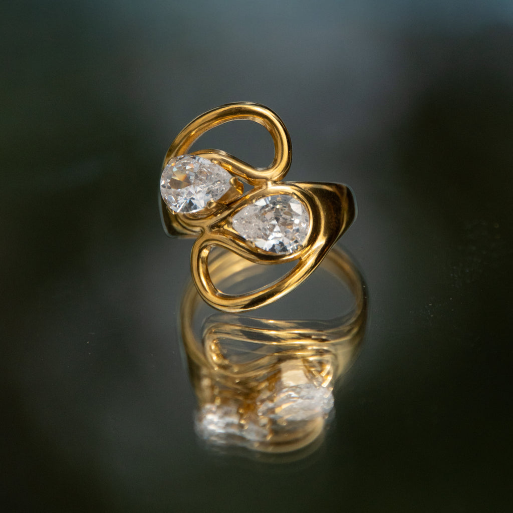Amara Infinity Crystal Ring