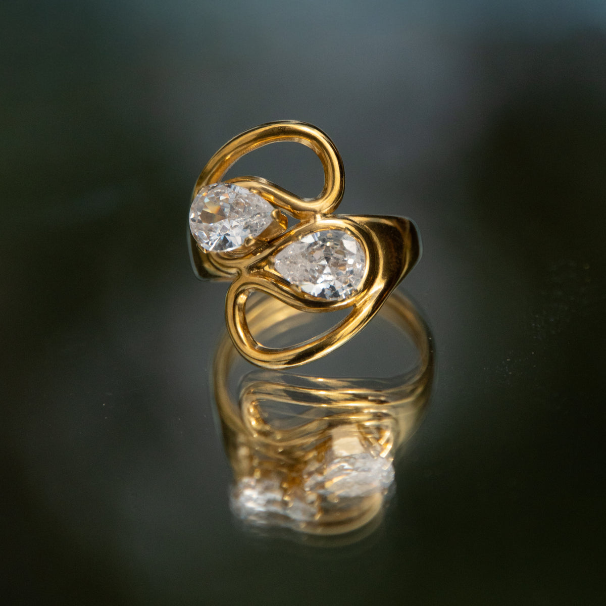 Amara Infinity Crystal Ring